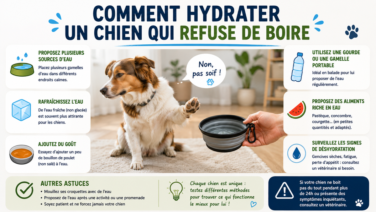 guide complet : faire boire un chien